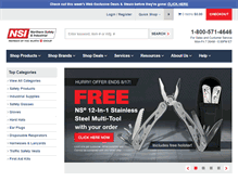 Tablet Screenshot of northernsafety.com